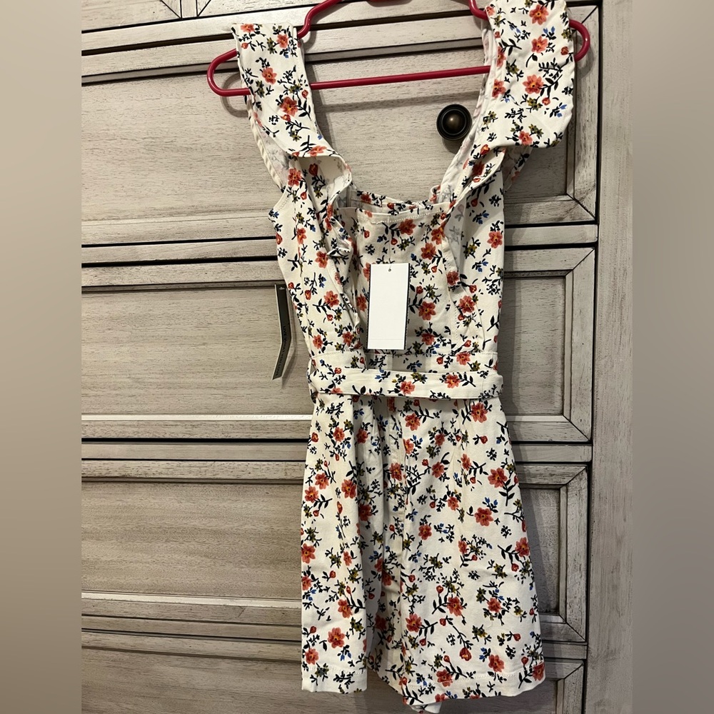 NWT Ruffled Flower Romper